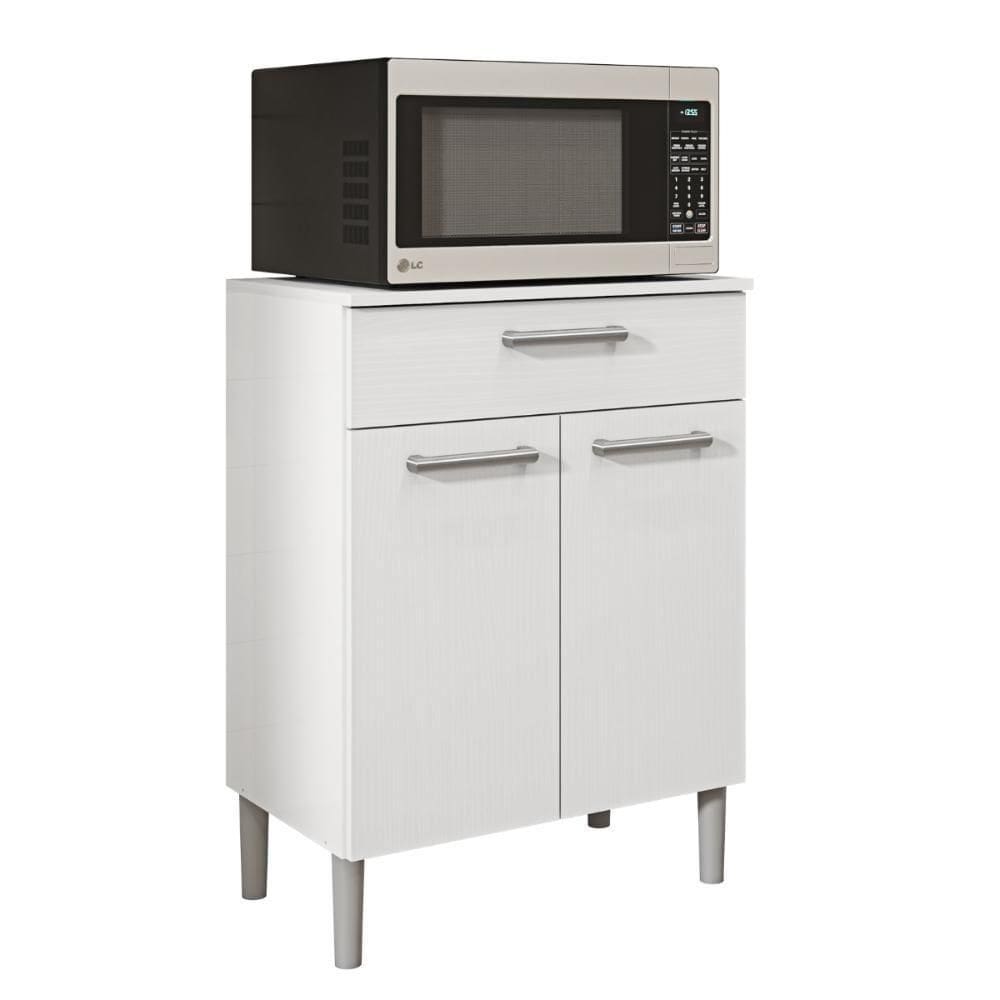 Balcão De Cozinha Para Microondas Valência Branco