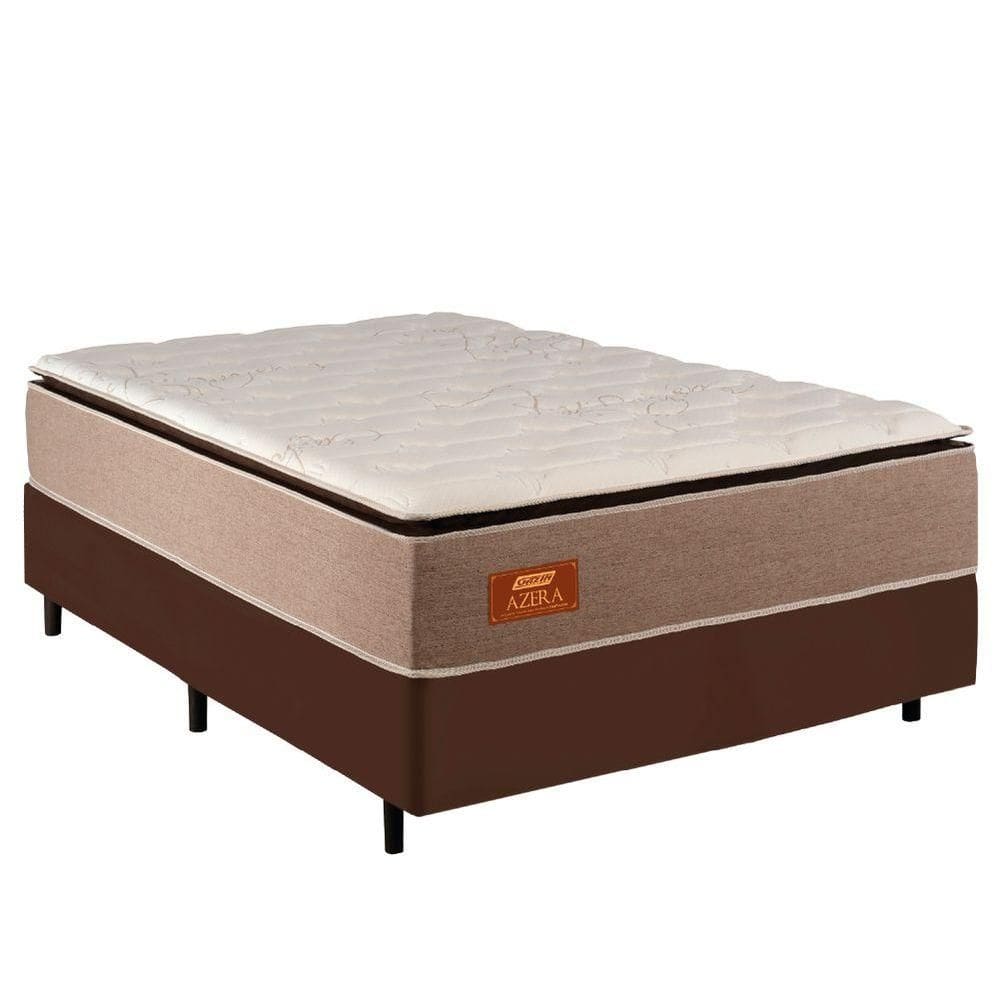 Cama Box Casal Queen Gazin Colchão Com Molas Ensacadas Azera