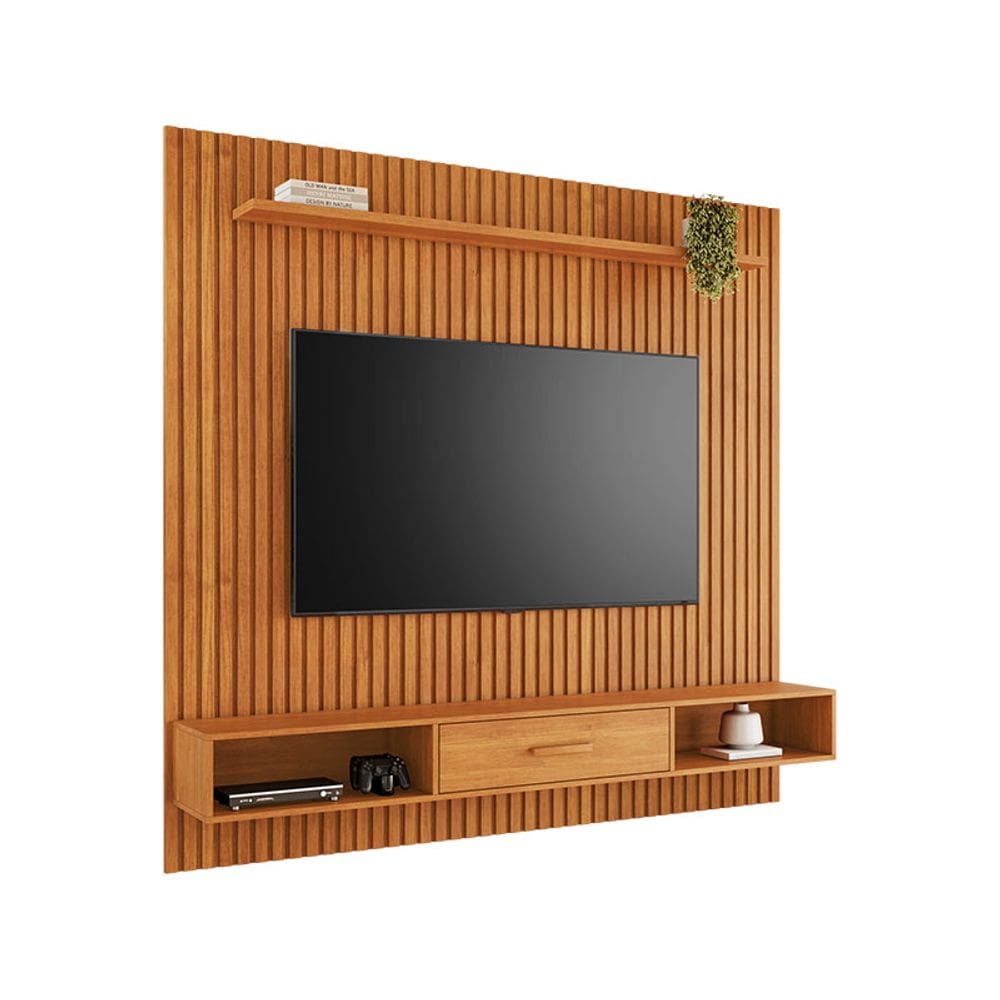 Painel para TV até 65 Polegadas Alívio JCM Móveis Cinamomo