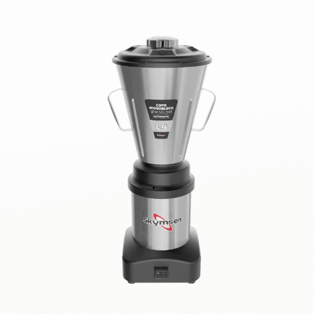 Liquidificador Industrial Monobloco Inox 4l Baixa Rotação 0,5cv L4 Bivolt - Skymsen 70980.8