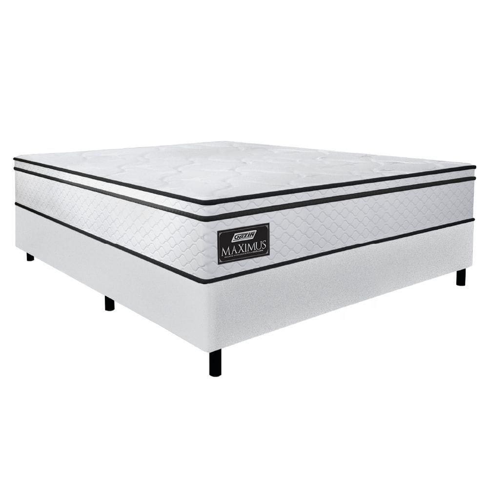 Cama Box Casal Queen Gazin Colchão Molas Ensacadas Maximus