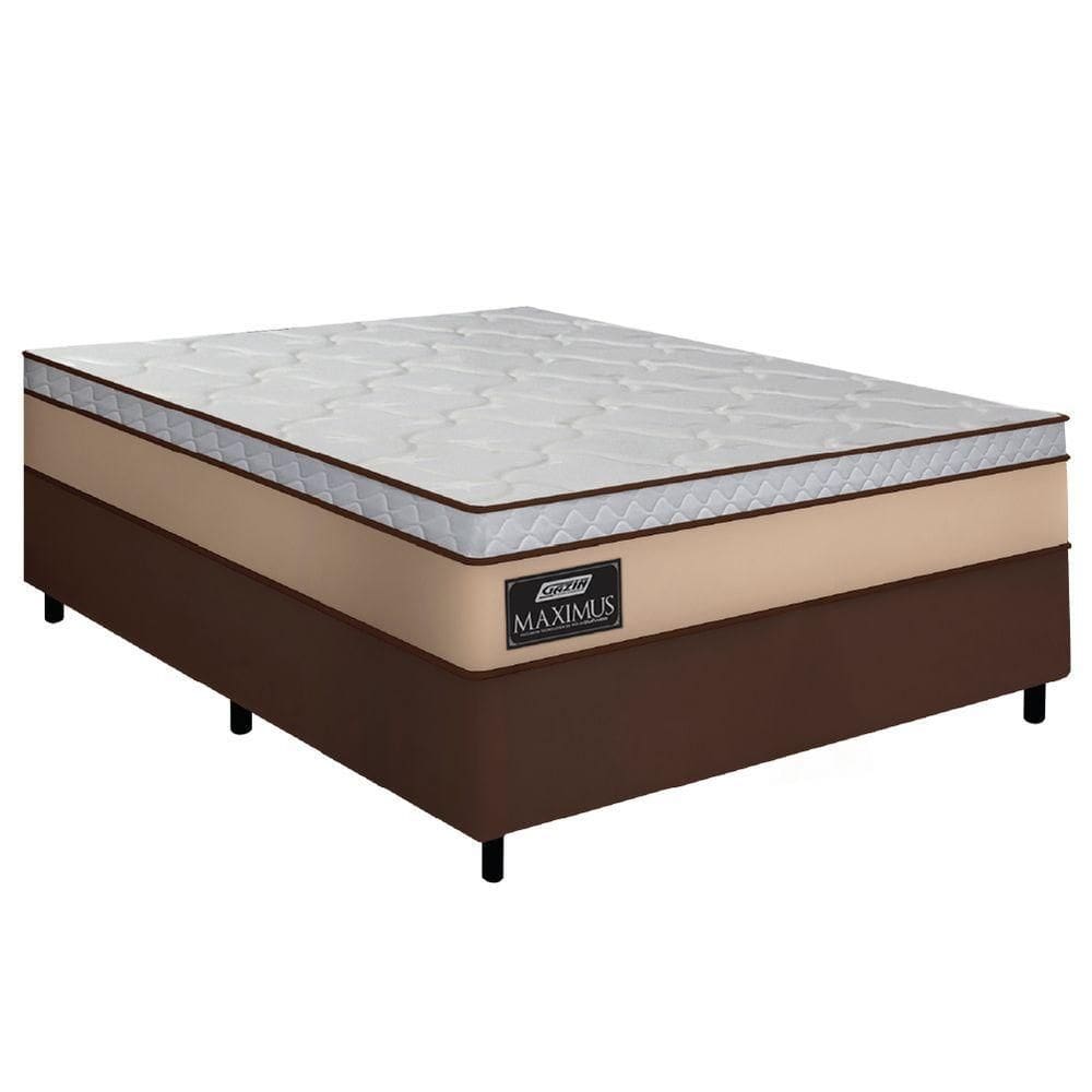Cama Box Casal Queen Gazin Colchão Molas Ensacadas Maximus