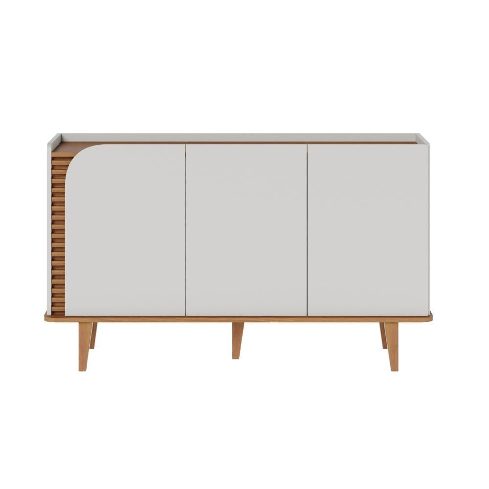 Buffet Aparador 3 Portas Jurerê Freijó e Off White