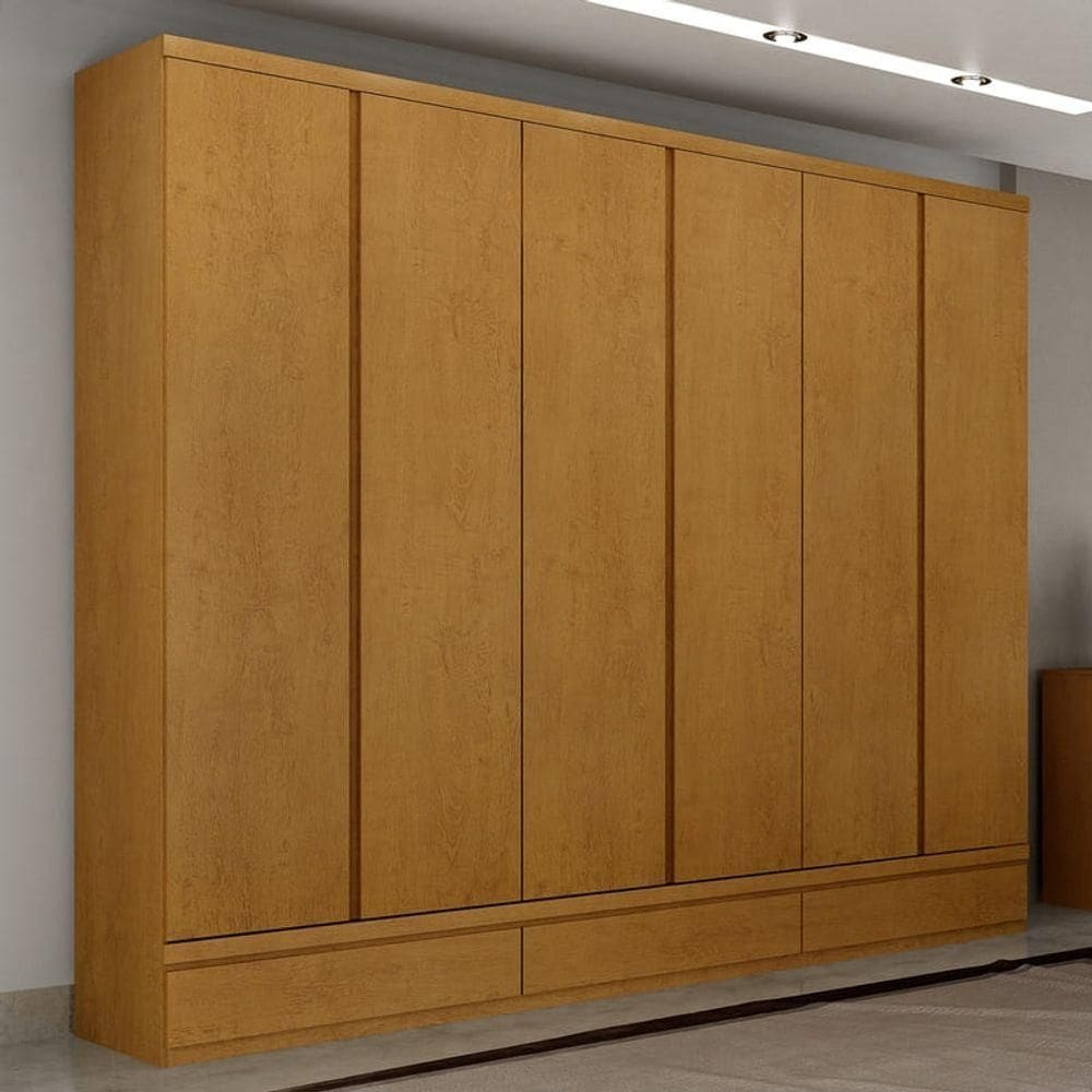 Guarda Roupa Casal 6 Portas 9 Gavetas 100% Mdf - Urbano - Josandro Móveis