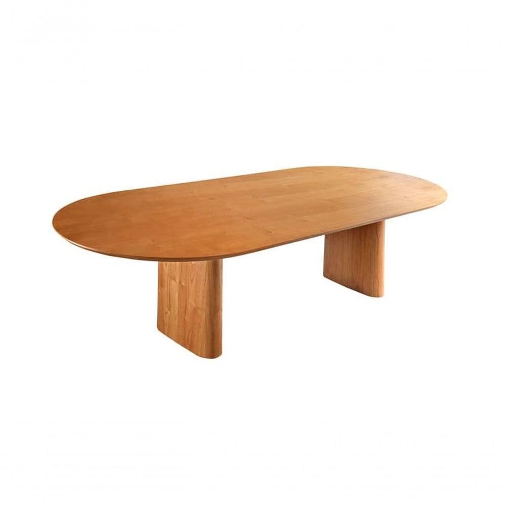 Mesa De Jantar Oval Laminada 2,0x1,0m - Itália - Requinte Salas