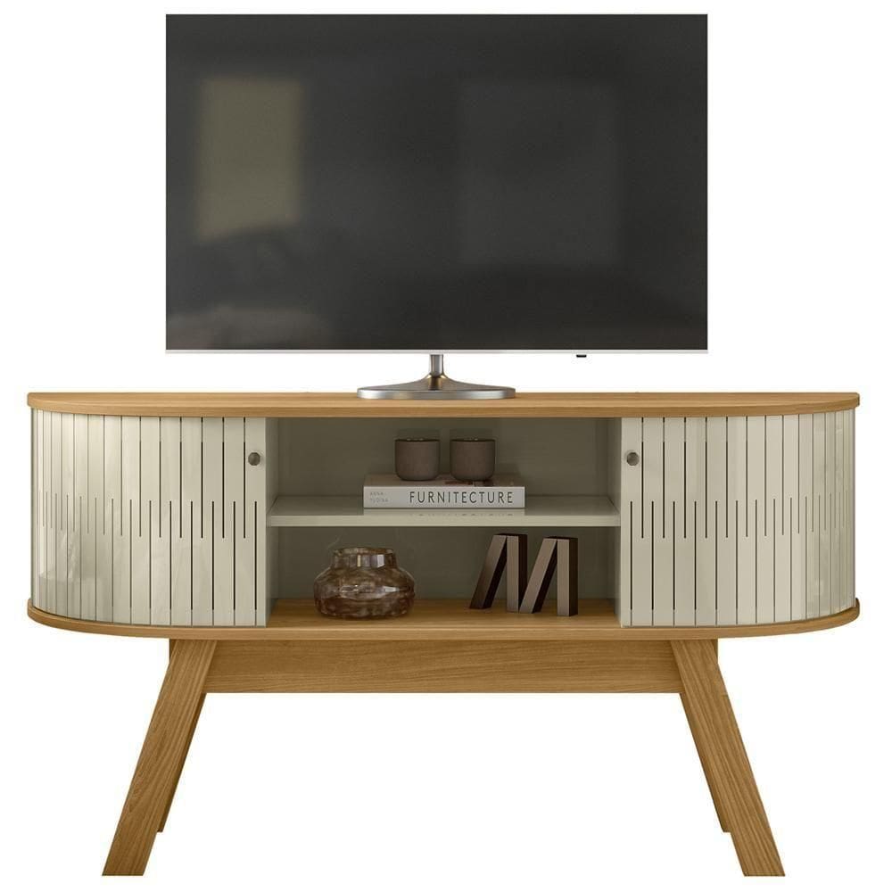 Rack Bancada 55 Pol 136 Cm Atlanta Madetec Cumaru Opala