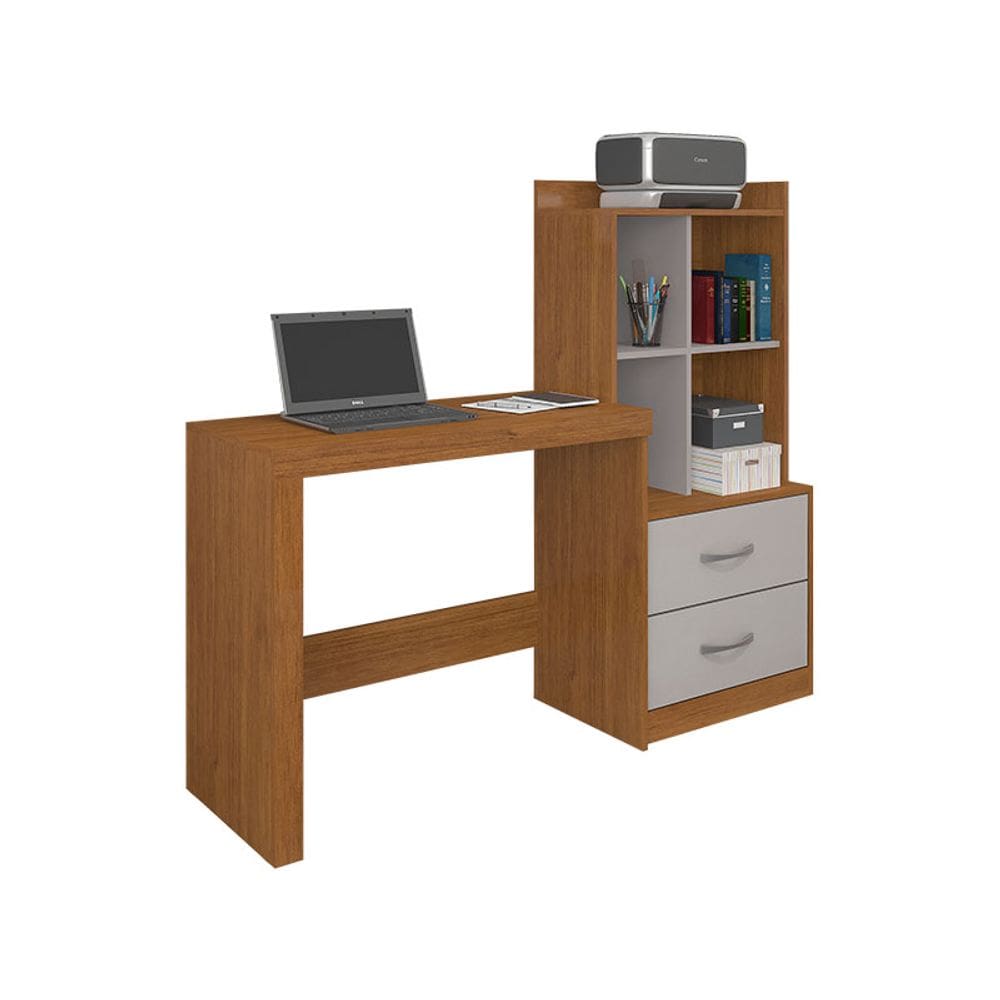 Escrivaninha Alana JCM Móveis Cinamomo/Off