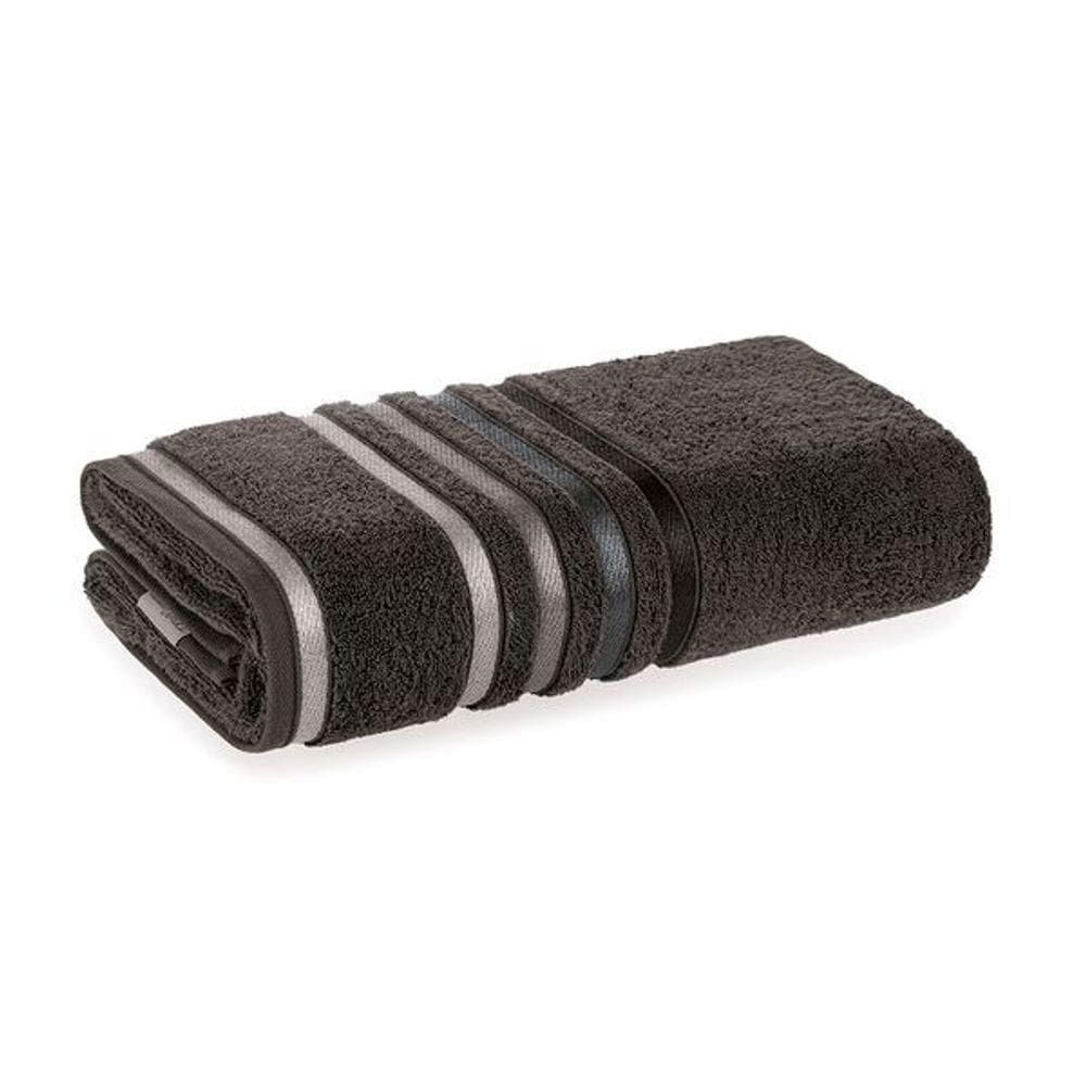 Toalha De Rosto Lumina Fio Penteado Max Karsten Carbono/cinza