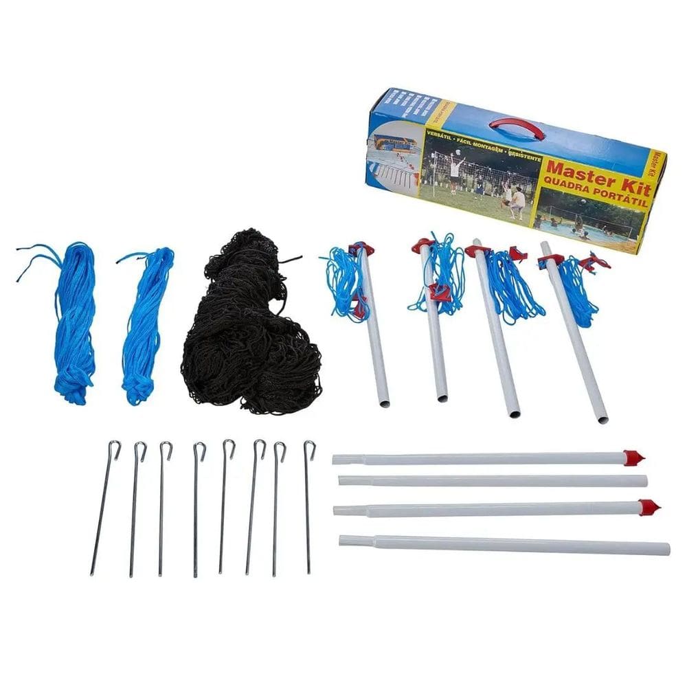 Kit de Vôlei Junior Portátil - Master Rede
