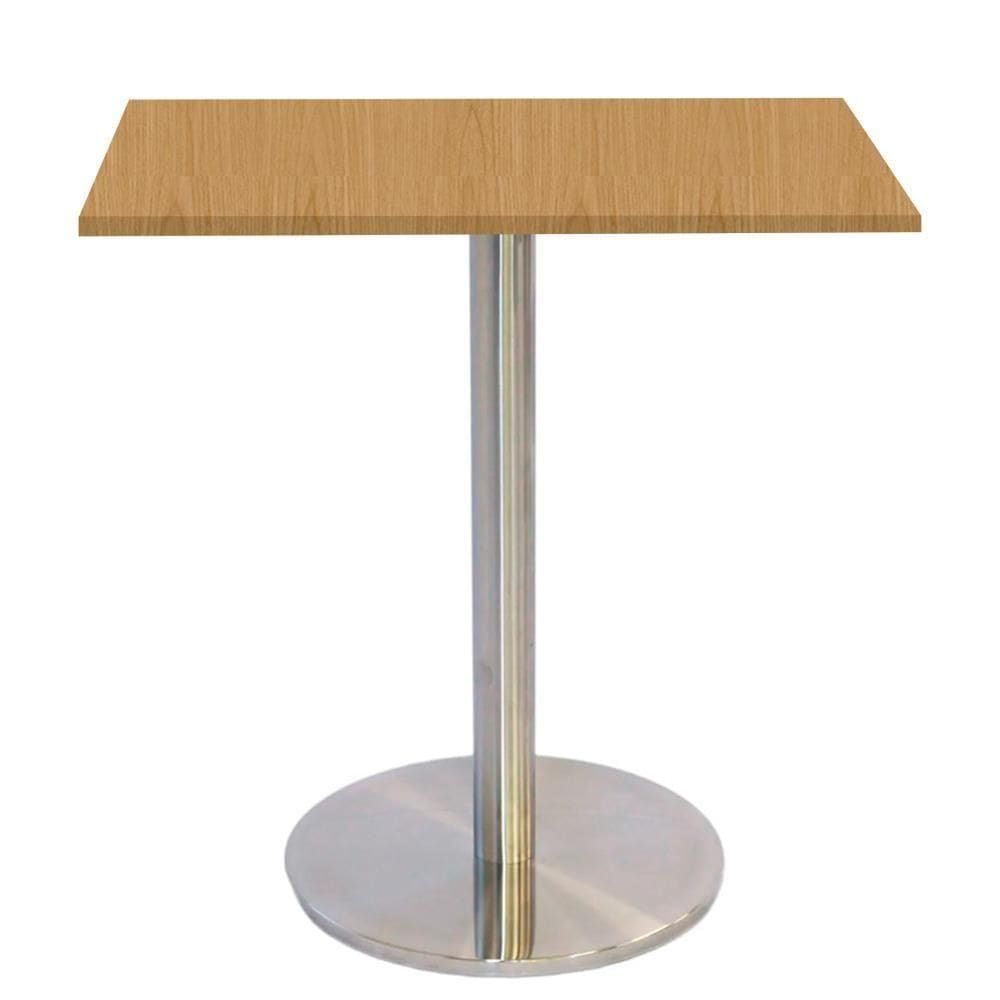 Mesa Bistrô Beta 112,50 Cm (alt) Disco Redondo Tampo Mdp Quadrado 60 Cm (larg) X 2,50 Cm (alt) Samba