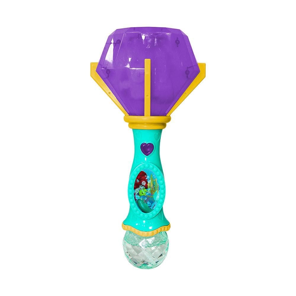 Varinha Mágica Ariel Com Luz e Lança Bolhas Infantil Toyng