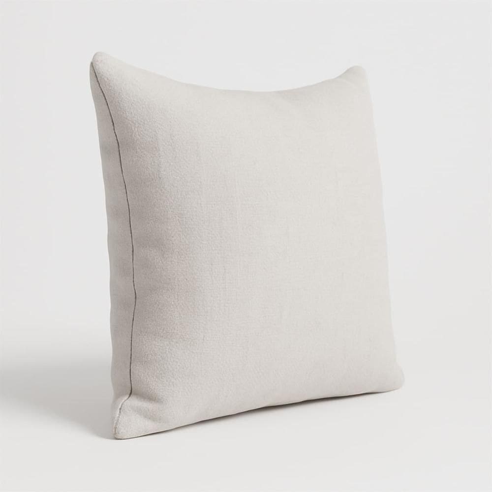 Almofada 42cm Decorativa Suede Fofinha Para Sofá E Cadeira Bege