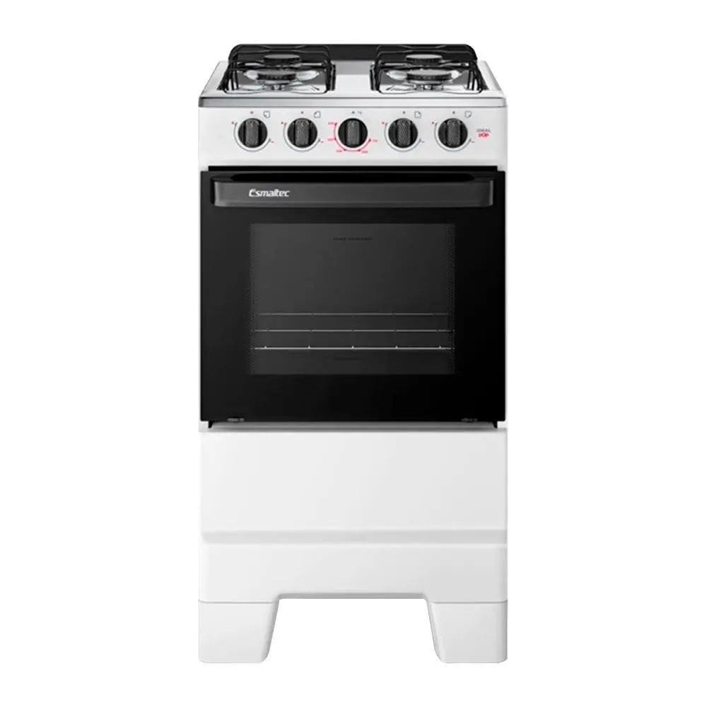 Fogão Esmaltec 4 Bocas Ideal Pop F4ISP4120BR Acendimento Manual Branco