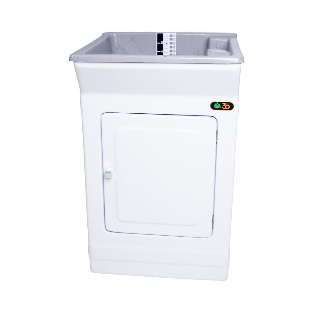 Tanque de Lavar Roupa Fiberblu Madrid 40 Litros Granitado Cinza