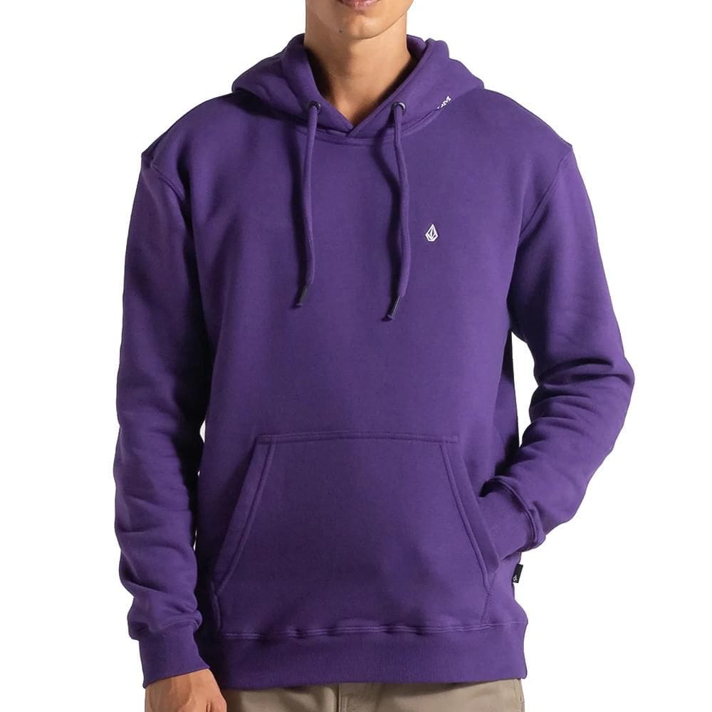 Moletom Volcom Canguru Single Stone WT25 Masculino Roxo