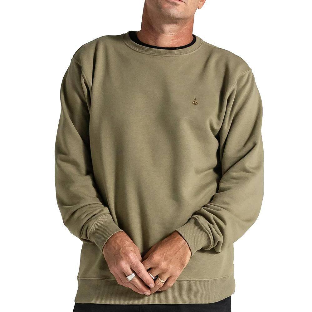 Moletom Volcom Careca Single Stone WT25 Masculino Verde