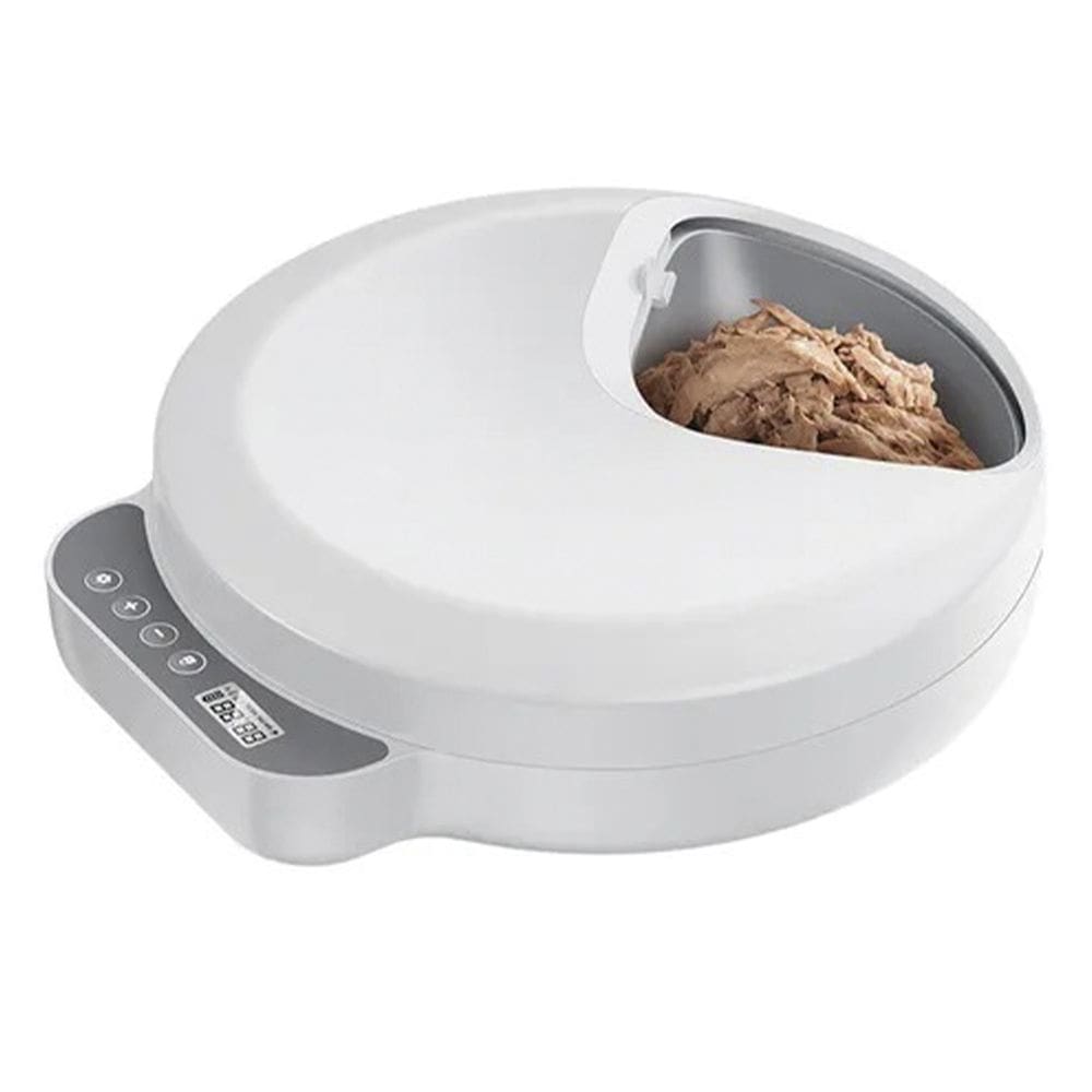 Comedouro Automatico Pet Raçao Gato Cachorro Horario Programavel Dieta Alimentaçao Raçao Comida Petshop Casa Viagem