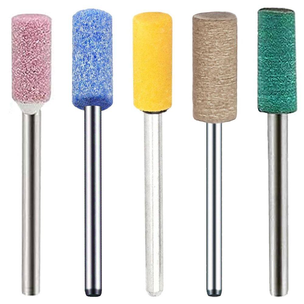 Mix 5 Pontas Montadas 6Mm Multiuso Haste 3Mm Micro Retifica