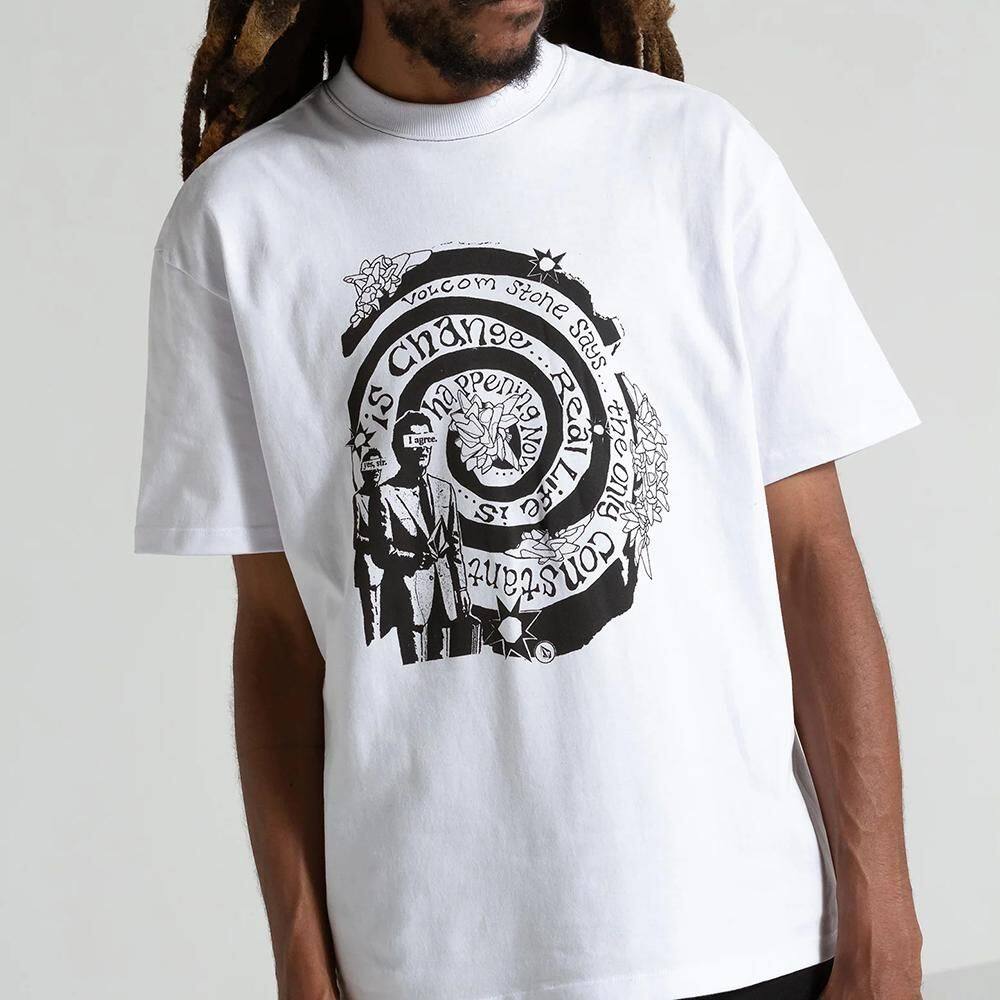 Camiseta Volcom Comfort Constant WT25 Masculina Branco