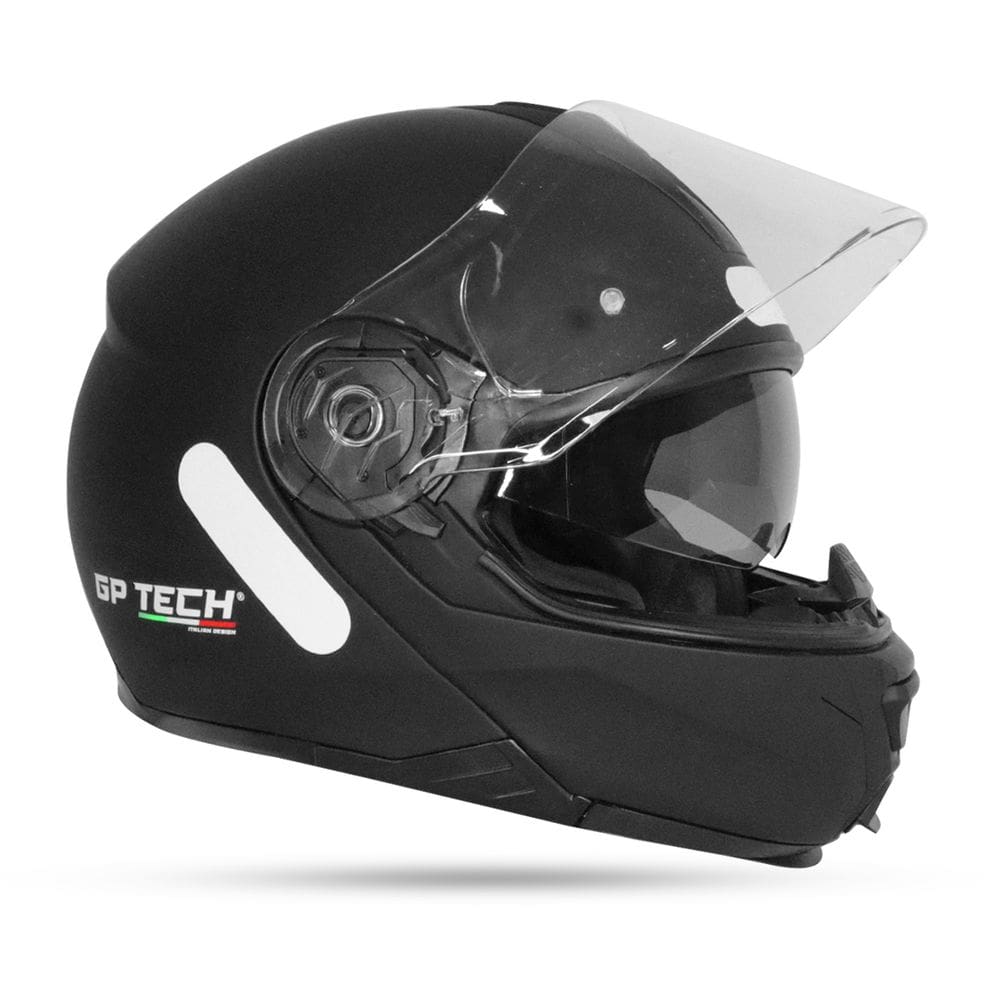 Capacete Gp Tech A118 Sv Mono Articulado Preto Fosco