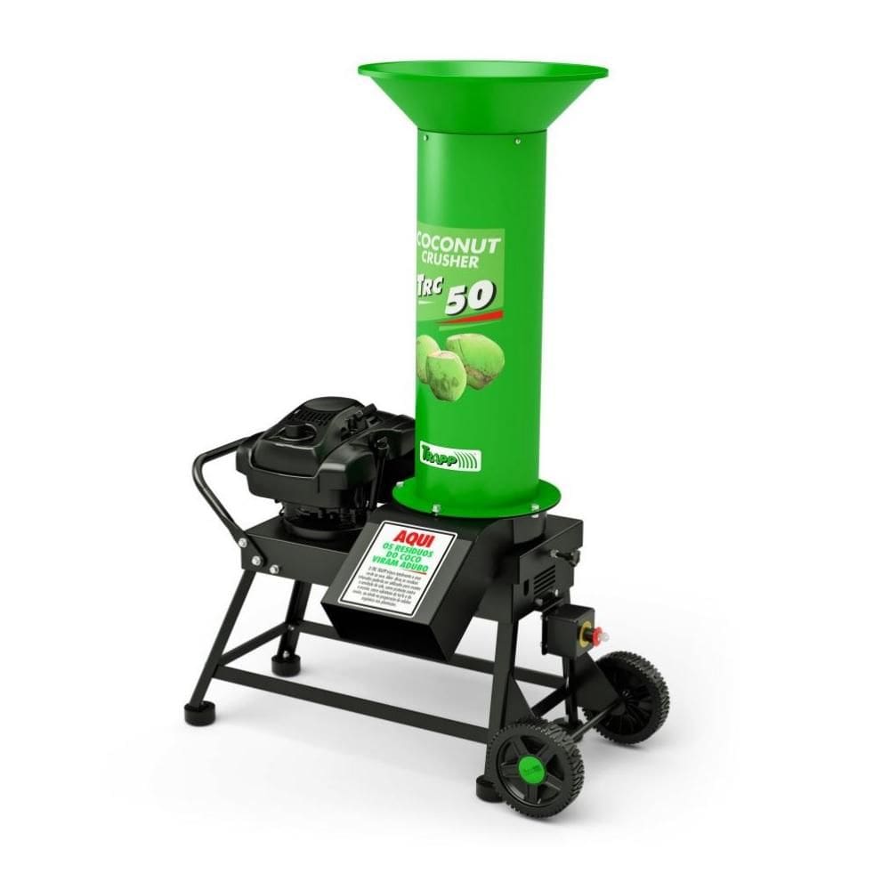 Triturador de Coco à Gasolina TRAPP TRC-50G Com Motor 6,5HP