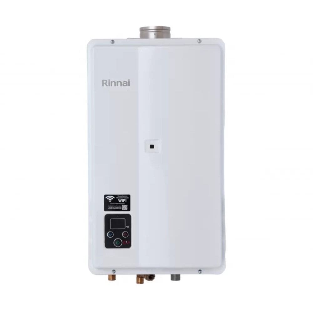 Aquecedor de Água a Gás Rinnai E27 GN 27 Litros Branco Bivolt