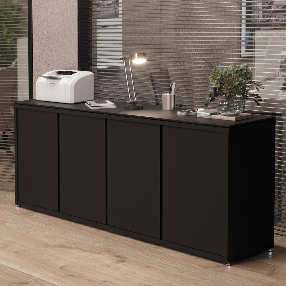 KIT - Buffet Aparador 4 Portas 180cm Oslo