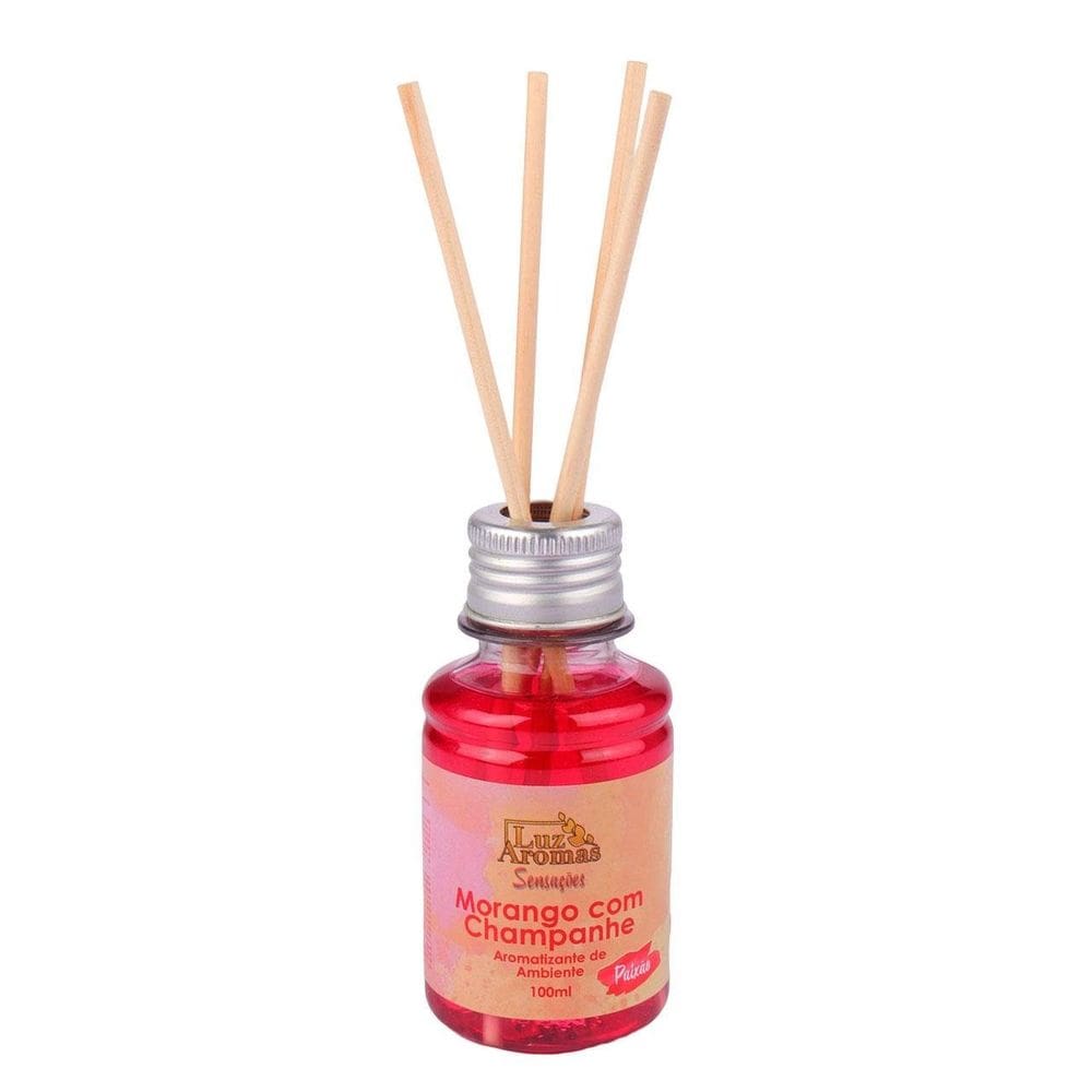 Aromatizador de Ambiente 100ml Morango e Champanhe - Tudo em Caixa