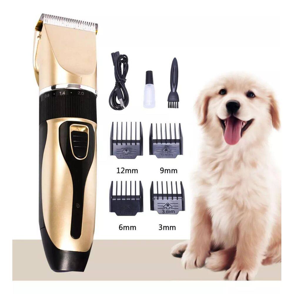 Máq. Tosa Pet Recarregável - Lâmina Titânio | Kit Completo