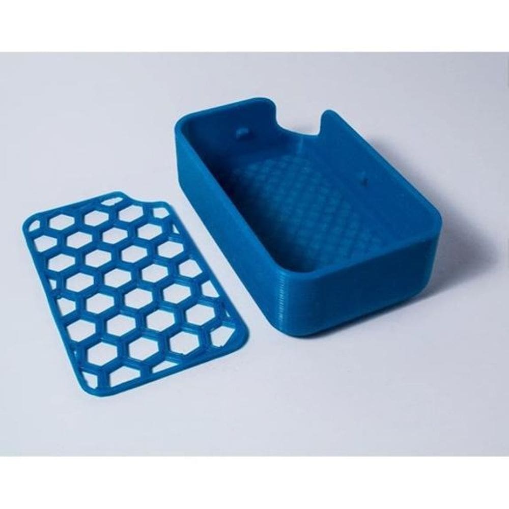 Saboneteira Retangular Econômica Com Grades A Mais Prática