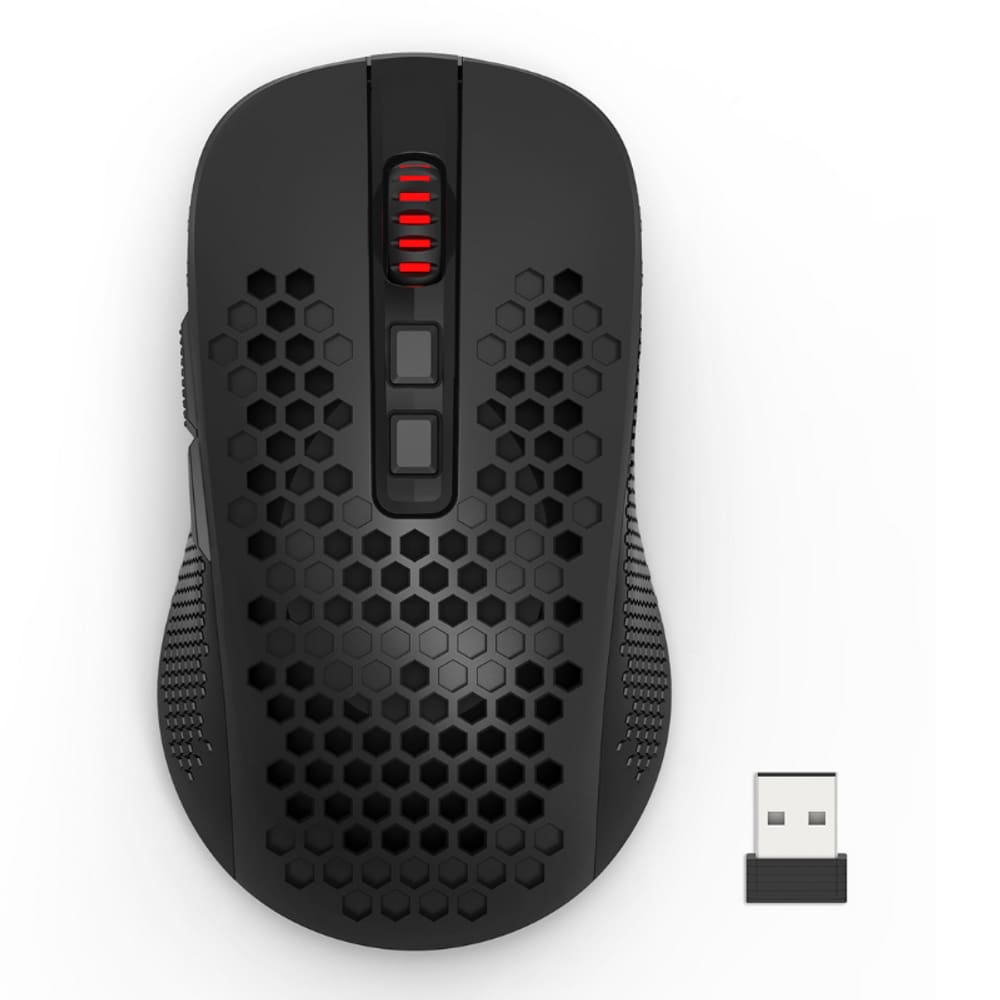 Mouse Gamer Redragon Hana RGB Sem Fio 7200DPI 1000Hz PAW3104 Preto - M694-RGB