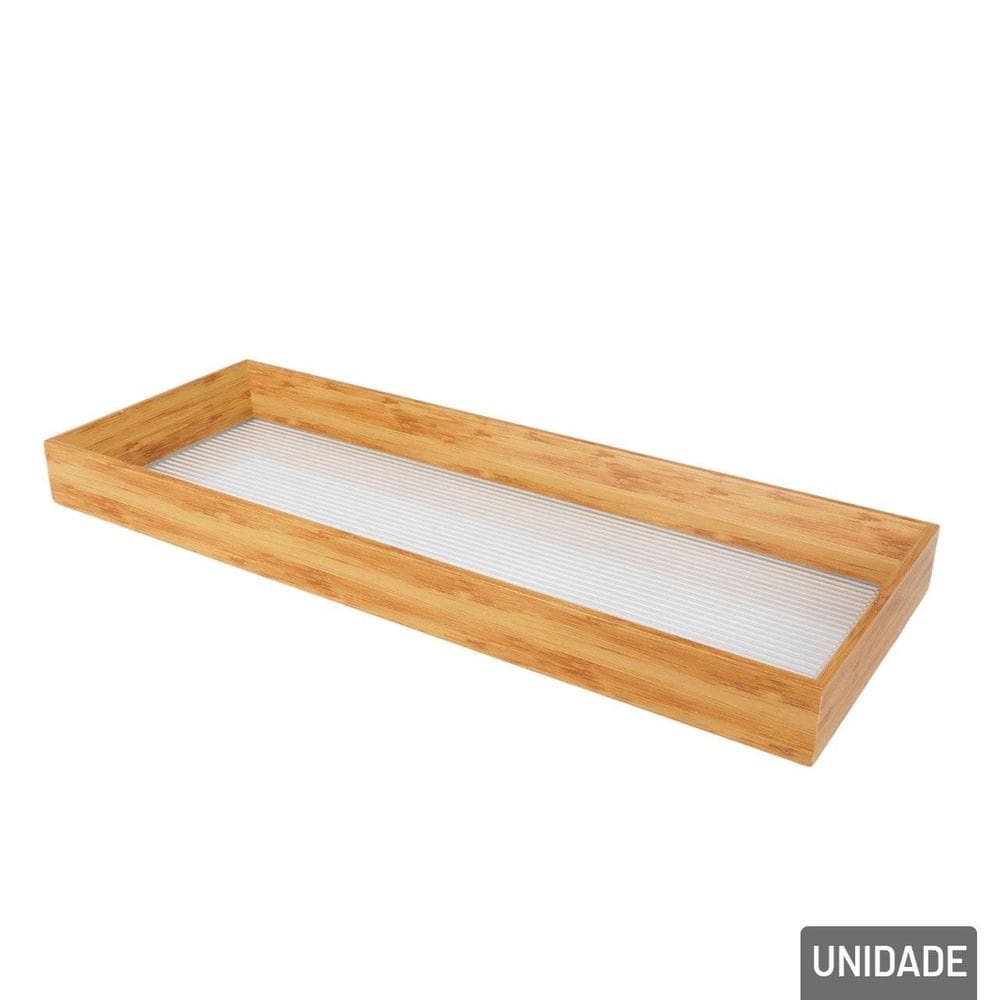 Bandeja Decorativa de Poliestireno 14,8x39,8cm