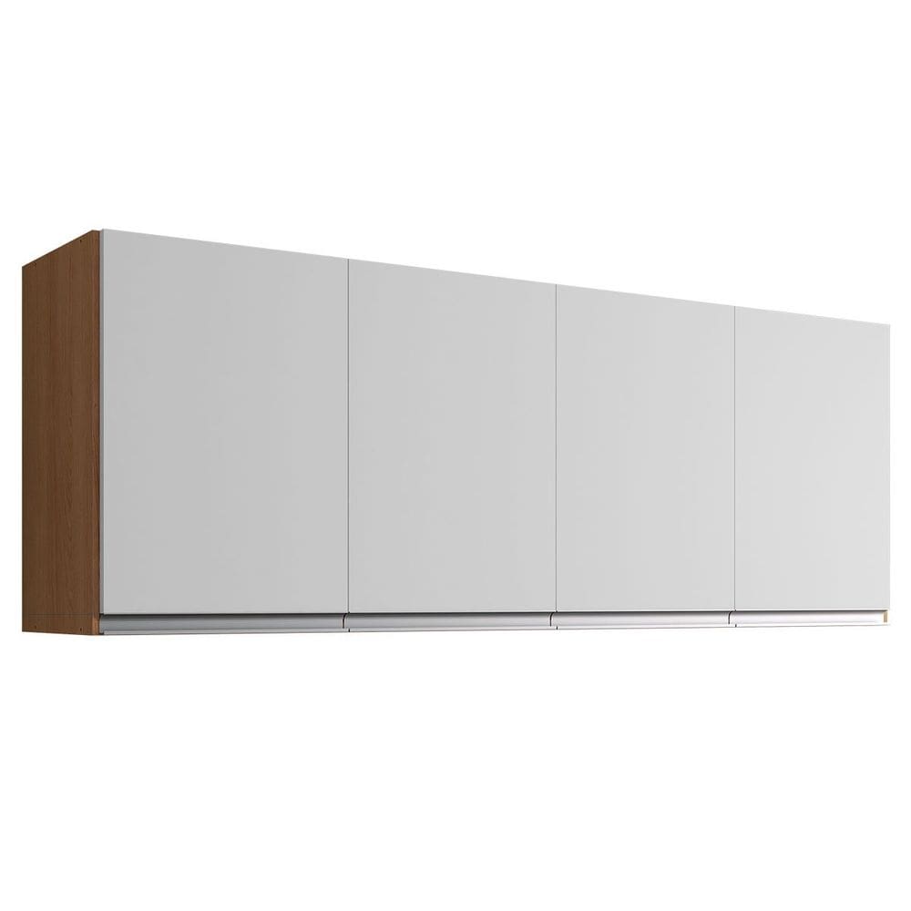 Armário Aéreo para Cozinha 160 cm 4 Portas Adriana