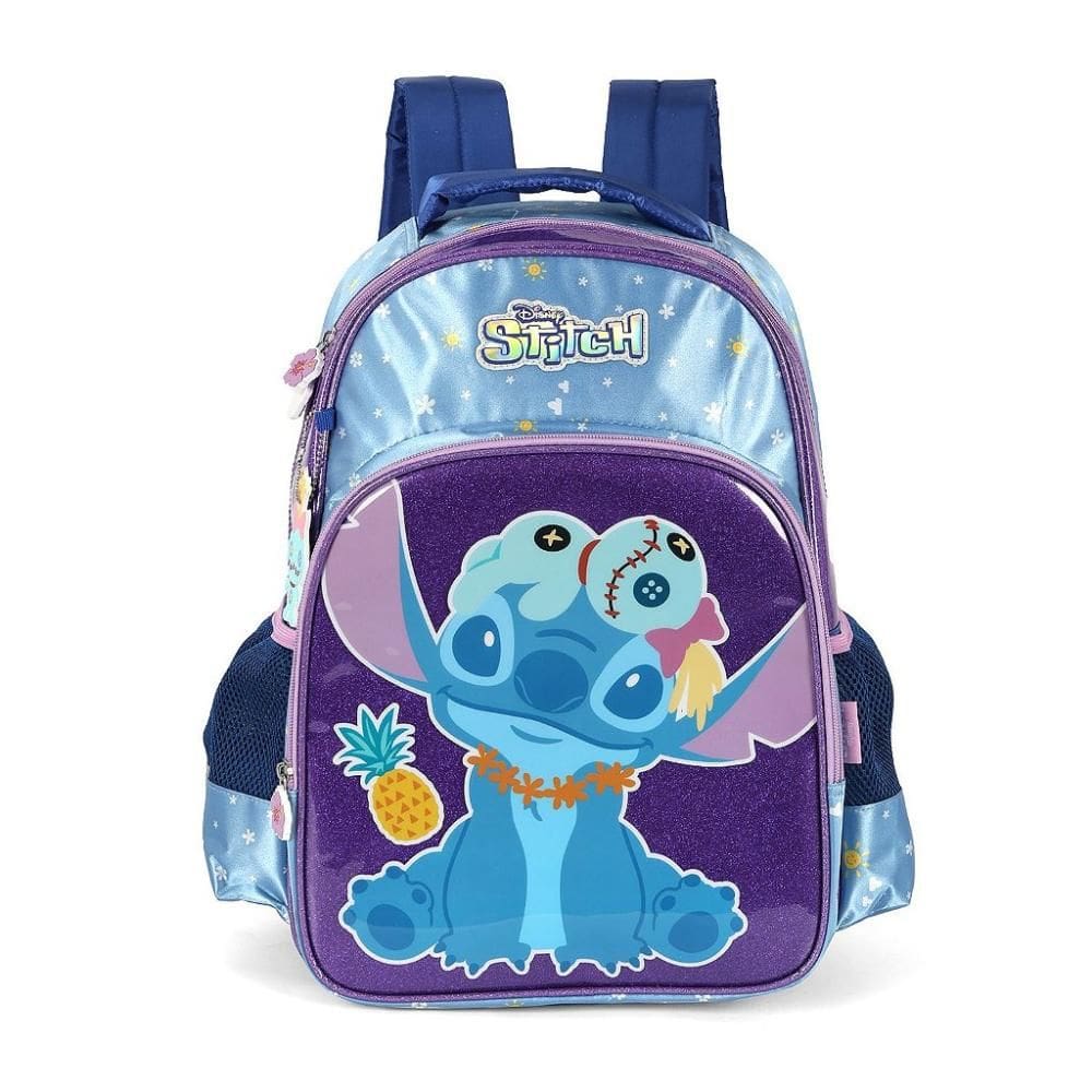 Mochila de Costas Luxcel Stitch Aloha Violeta
