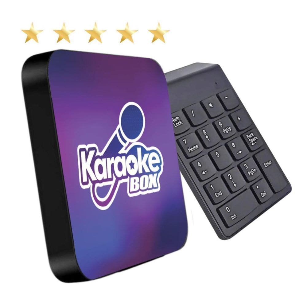 Karaoke Box Com Pontuação E Fila De Espera + 2 Microfones