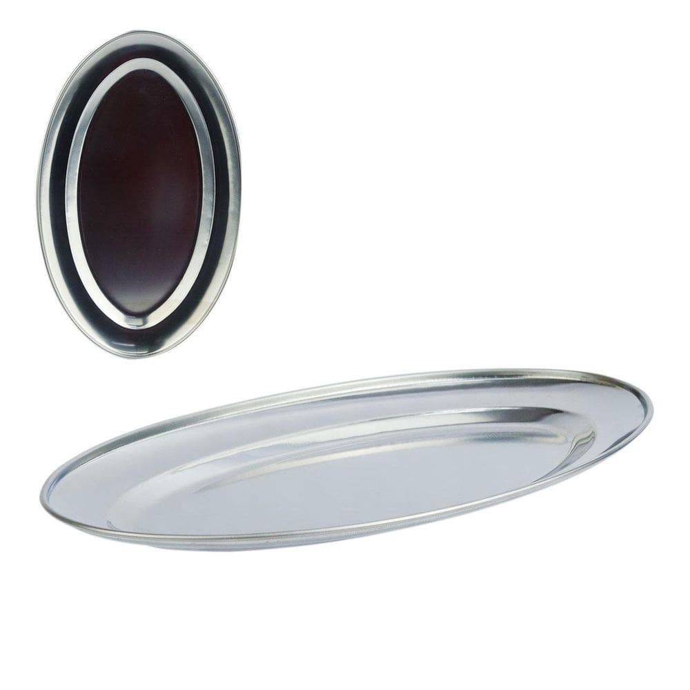 Bandeja 34cm de Inox Oval