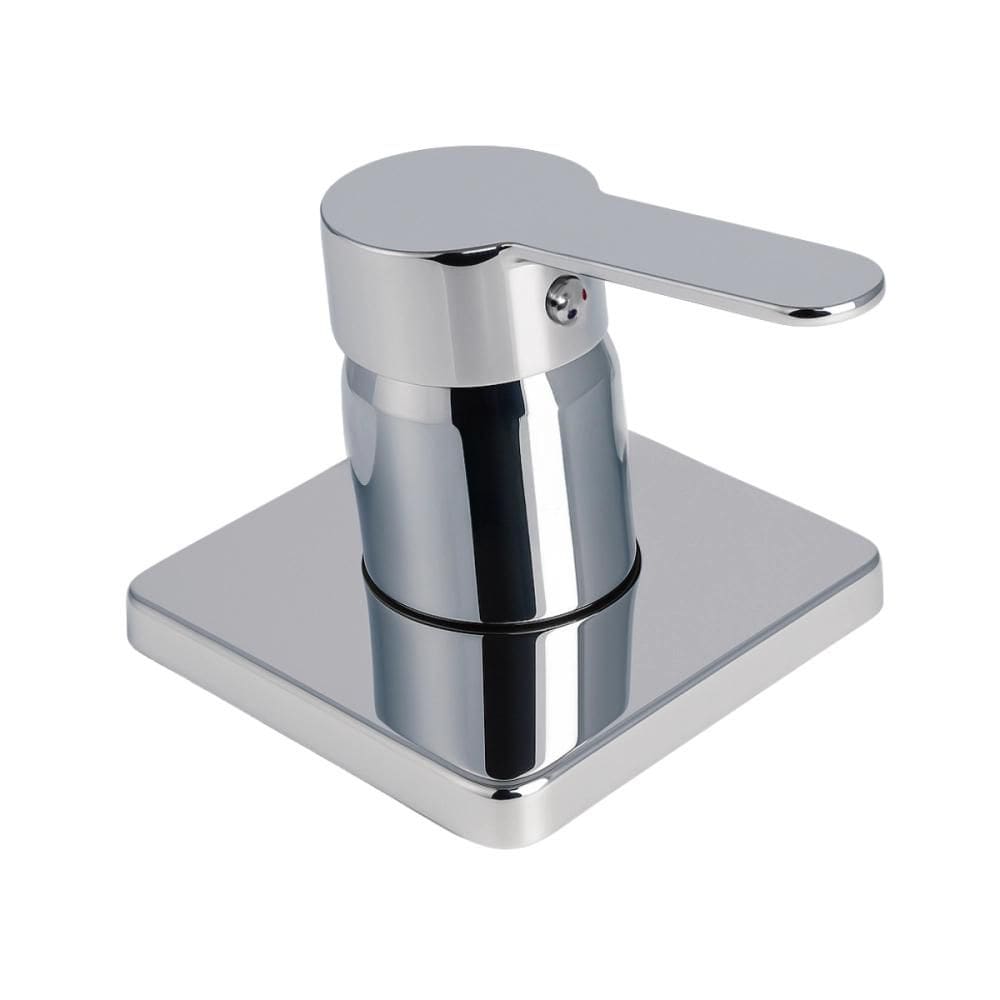 Acabamento de Misturador Monocomando Redondo para Banheiro Guaporé - Pingoo.casa - Prata