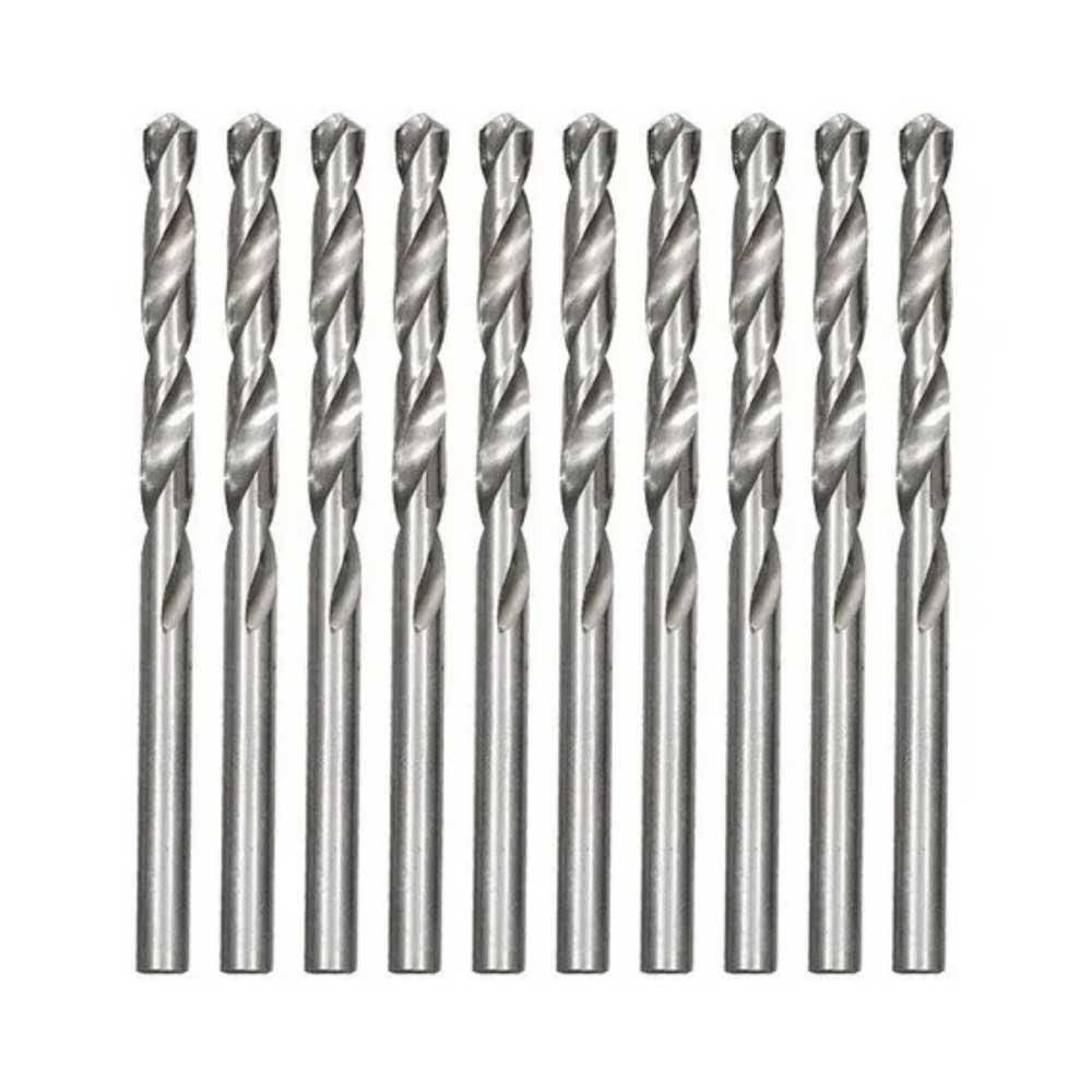 Kit 10 Broca De Aço Rápido Para Metal 4,5 Mm Mtx