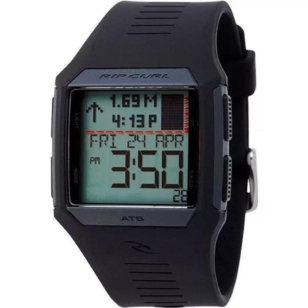 Relógio Rip Curl Rifles Tide Black A1119 Tábua De Maré