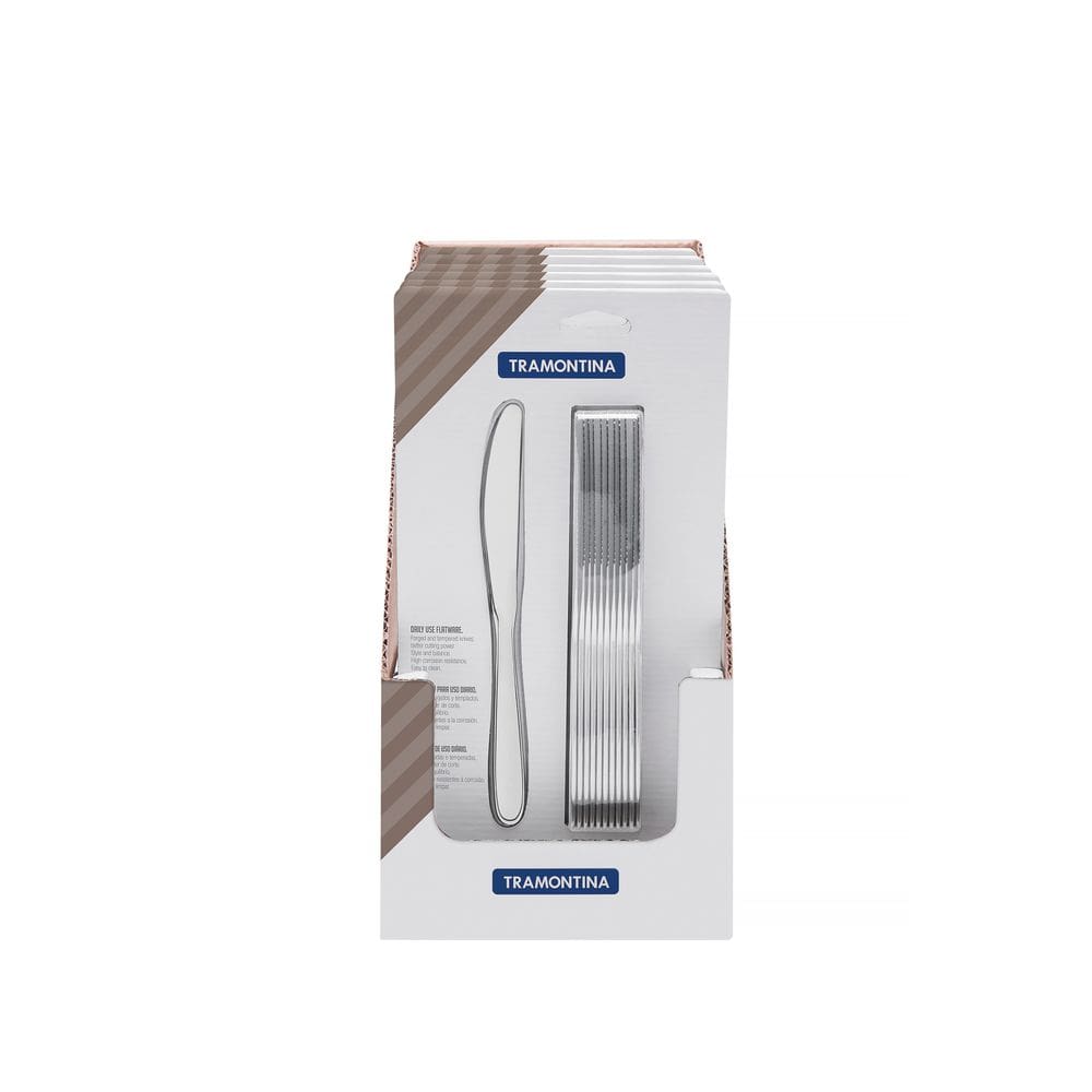 Conjunto de facas de mesa aço inox 12pç Tramontina