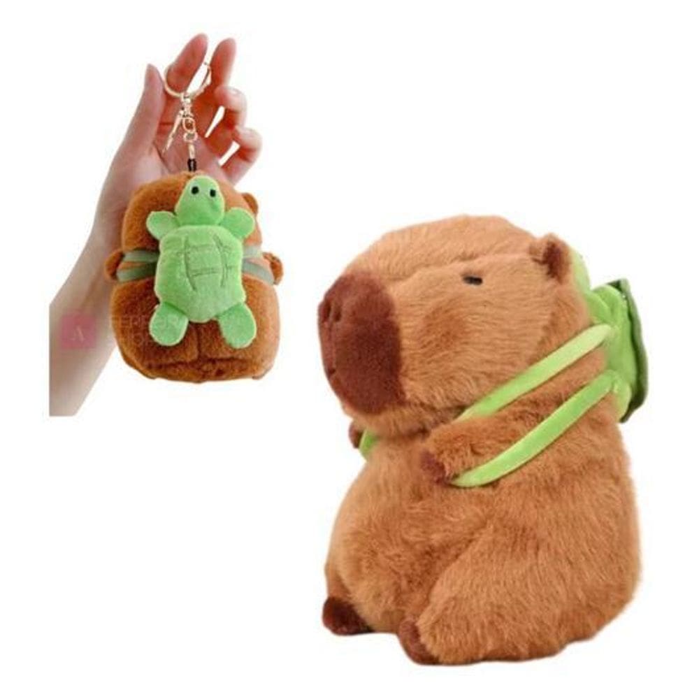 Chaveiro Mimos Pet Pelúcia Capivara 12Cm Fofo