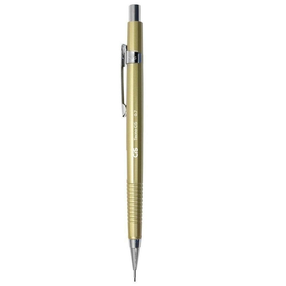 Lapiseira Tecno Cis 0.7mm Dourado - Cis