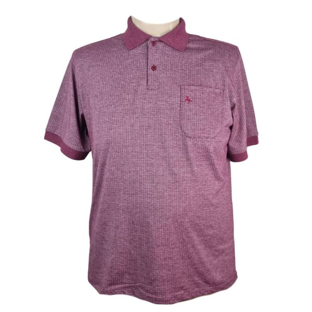 Camiseta Polo Masculina Bravus Detalhada