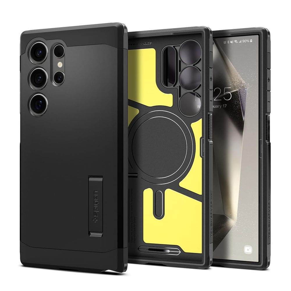 Capa Spigen Tough Armor MagFit para Galaxy S24 Ultra Black