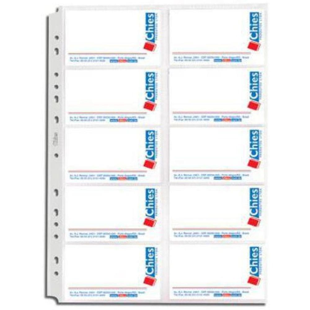 Refil Para Porta Cartão 10Und Chies