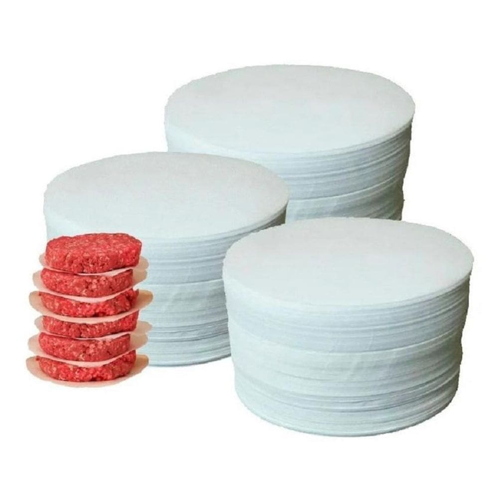 Papel Hambúrguer Redondo 11,2 Cm Kit 2Kg 2400 Un Aprox
