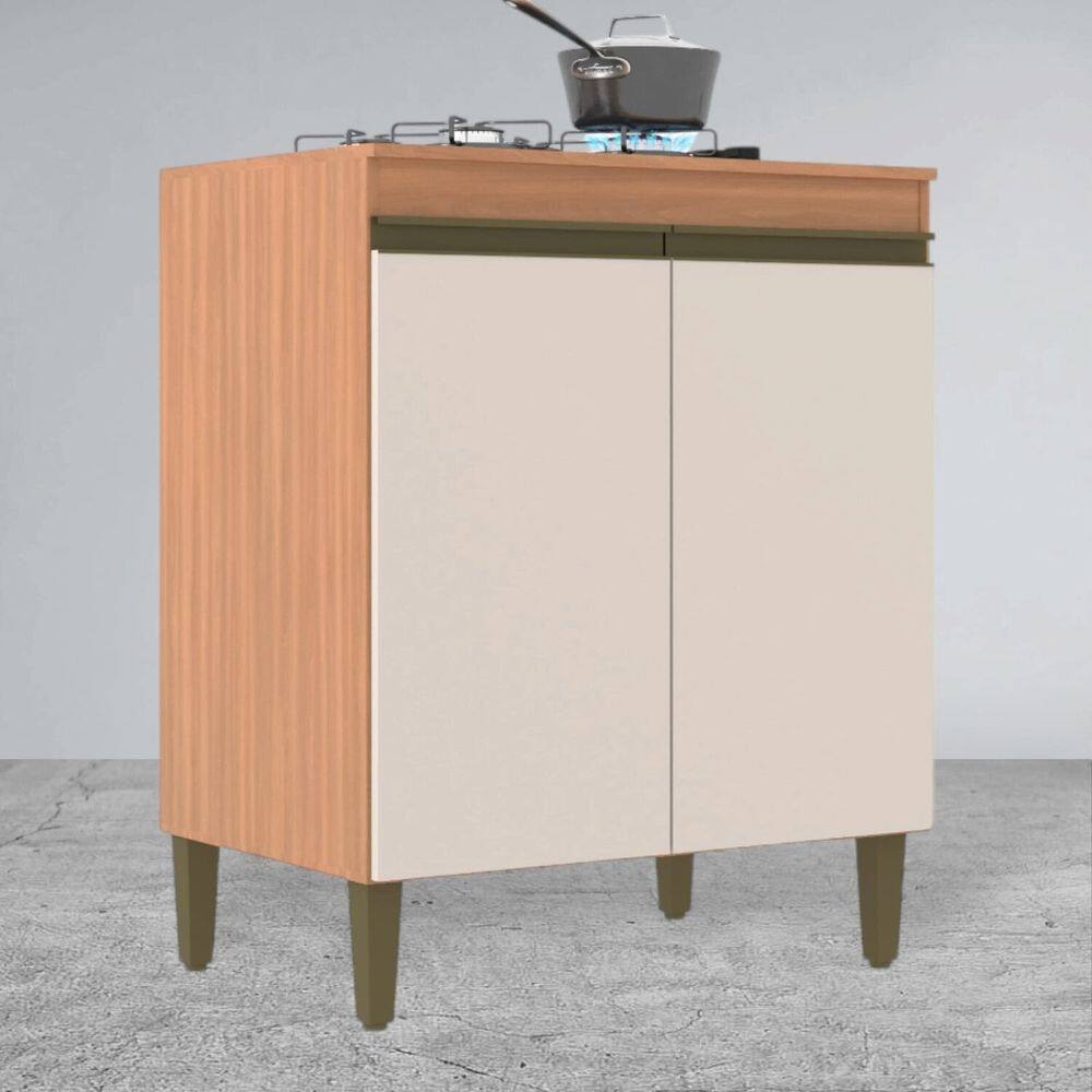 Balcão para Cozinha Cooktop Cecilia Freijó/Off White