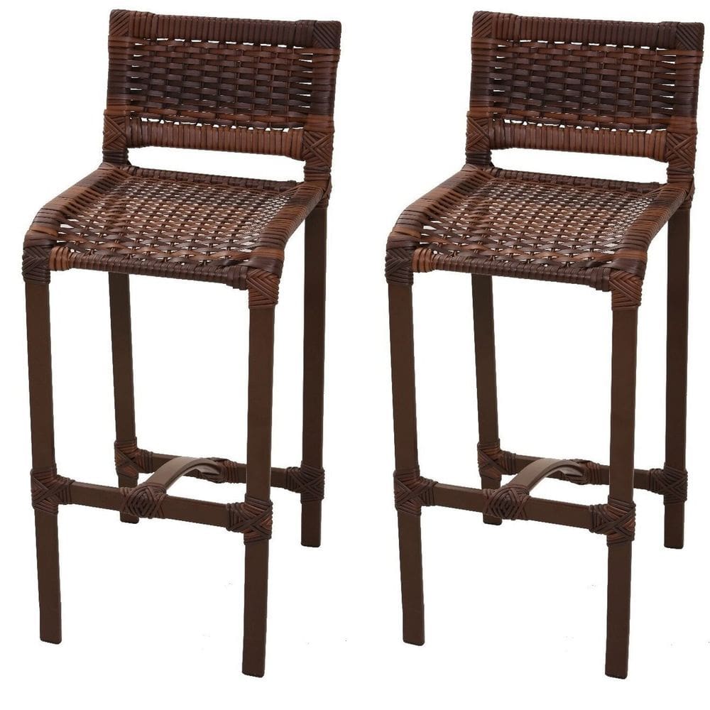Conjunto 2 Banquetas para Jardim Master Marrom
