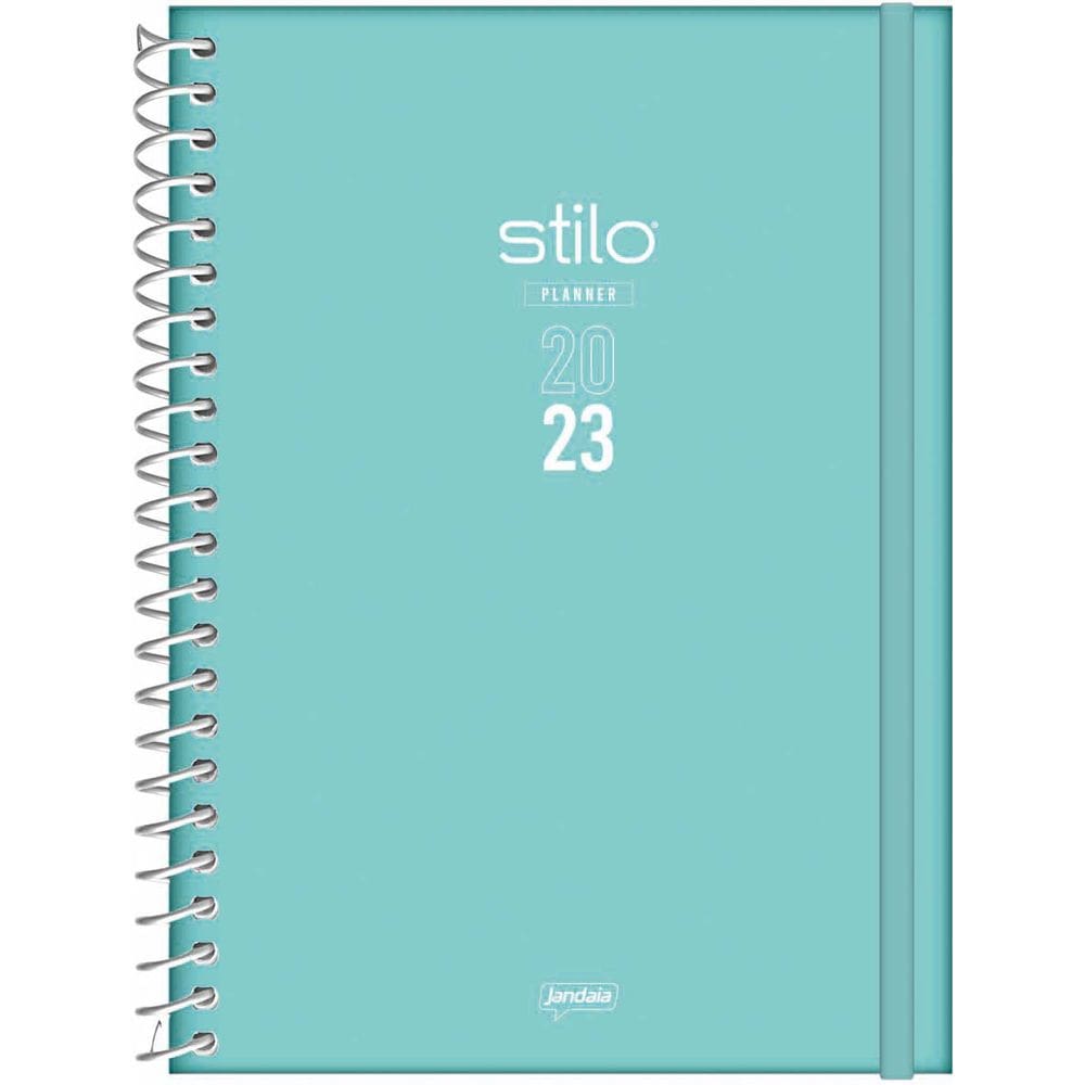 Agenda Planejamento Planner Stilo Verde 2023 Jandaia 80 Fls