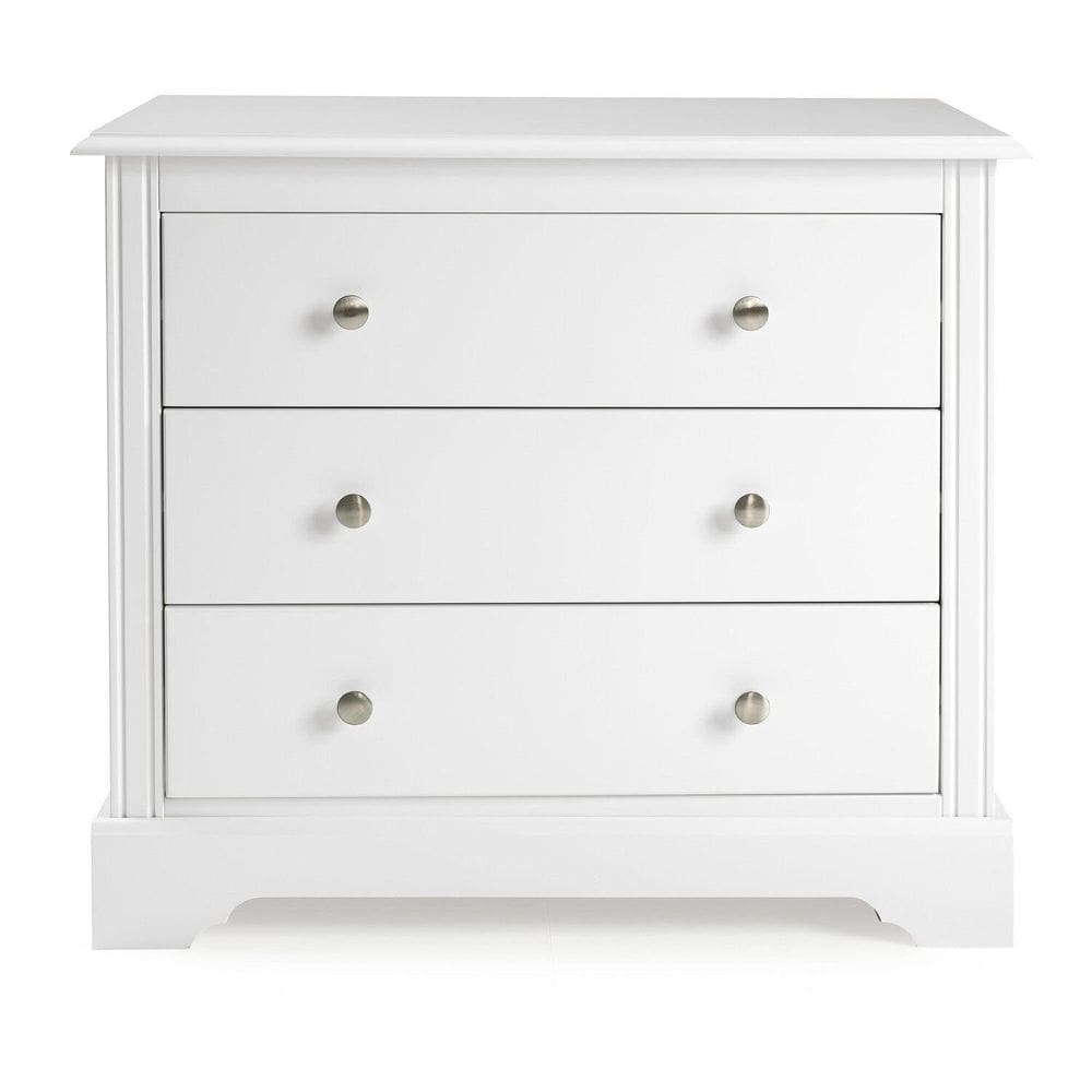 Cômoda para Quarto 3 Gavetas Louise Branco